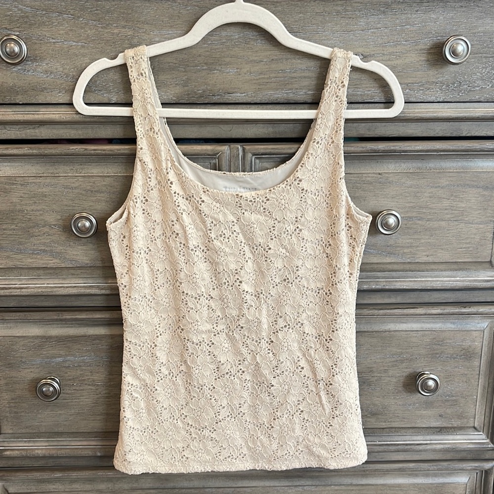 White House Black Market Tan Top